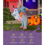 Inflatable Unicorn Costume Adult Suit Blow Up Party Fancy Dress Halloween Cosplay