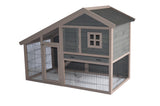 Grey Chicken Coop Rabbit Hutch Ferret Cage Hen Chook House
